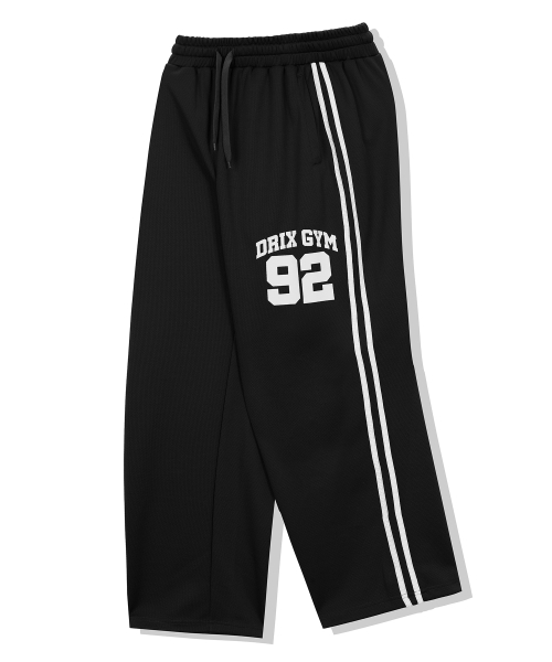 DRIX(ドリックス)の「(夏用) トラックライングラフィックメッシュワイドパンツ_ブラック(スウェットパンツ・メンズ・その他・XX-LARGE/X-LARGE/LARGE/MEDIUM)」の3枚目の写真