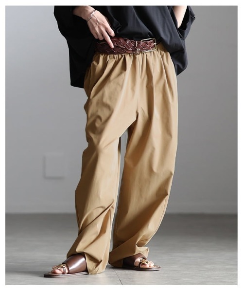 Sawa a la mode(サワアラモード)の「ウエストタックカーブパンツ(その他パンツ・レディース・ブラック/カーキ/ベージュ・FREE)」の14枚目の写真