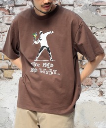 BRANDALISED (ブランダライズド) Tシャツ 半袖 バンクシー クルーネック カットソー Love is in the Air BR26SU04D12 ユニセックス