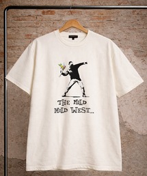 BRANDALISED（ブランダライズド）の「BRANDALISED (ブランダライズド) Tシャツ 半袖 バンクシー クルーネック カットソー Love is in the Air BR26SU04D12 ユニセックス（Tシャツ/カットソー）」