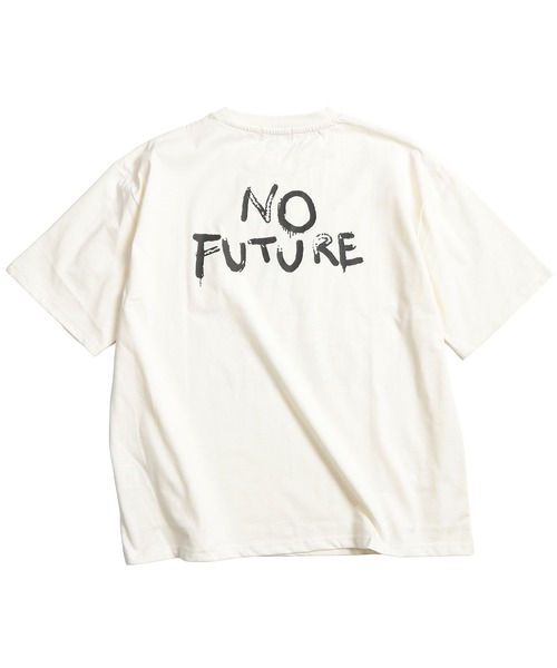 BRANDALISED(ブランダライズド)の「BRANDALISED (ブランダライズド) Tシャツ 半袖 バンクシー クルーネック カットソー Love is in the Air BR26SU04D12 ユニセックス(Tシャツ/カットソー・メンズ・ブラック/ブラウン/ホワイト・LL/L/M)」の7枚目の写真