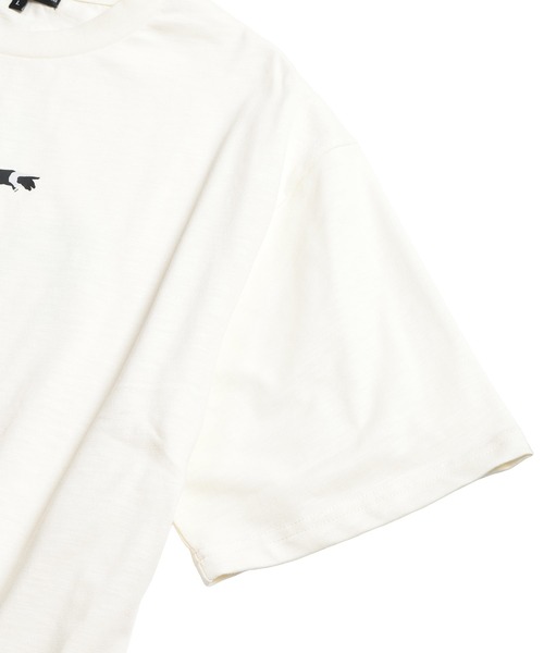 BRANDALISED(ブランダライズド)の「BRANDALISED (ブランダライズド) Tシャツ 半袖 バンクシー クルーネック カットソー Love is in the Air BR26SU04D12 ユニセックス(Tシャツ/カットソー・メンズ・ブラック/ブラウン/ホワイト・LL/L/M)」の4枚目の写真