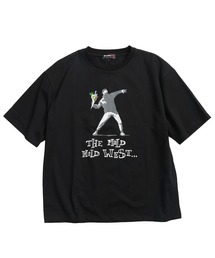 BRANDALISED（ブランダライズド）の「BRANDALISED (ブランダライズド) Tシャツ 半袖 バンクシー クルーネック カットソー Love is in the Air BR26SU04D12 ユニセックス（Tシャツ/カットソー）」