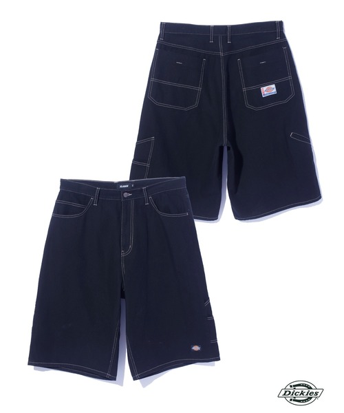 Dickies(ディッキーズ)の「XLARGE×Dickies PAINTER SHORT PANTS(デニムパンツ・メンズ・ネイビー/グリーン/ブラック・36inch/30inch/34inch/32inch)」の2枚目の写真