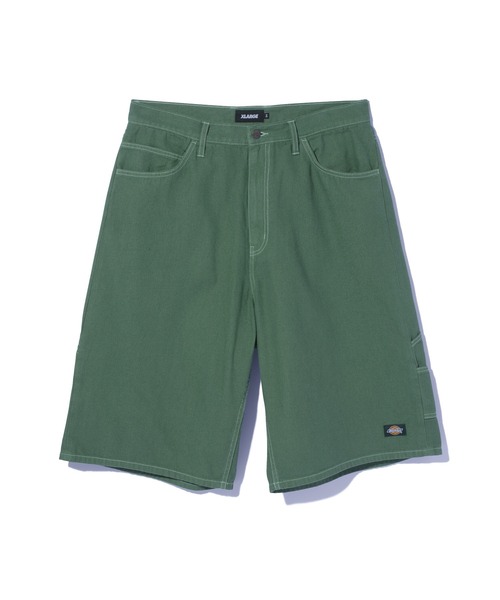 Dickies(ディッキーズ)の「XLARGE×Dickies PAINTER SHORT PANTS(デニムパンツ・メンズ・ネイビー/グリーン/ブラック・36inch/30inch/34inch/32inch)」の4枚目の写真