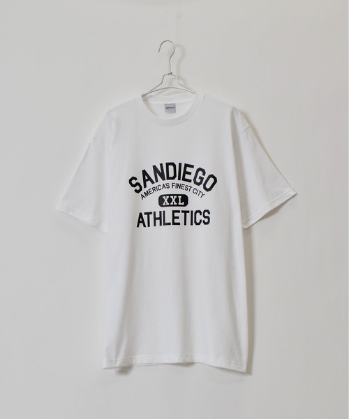 Bonjour Sagan（ボンジュールサガン）の「【spiritoso】カレッジプリントＴ（SANDIEGO）（Tシャツ/カットソー・レディース・チャコール/ネイビー/ホワイト系その他/ホワイト系その他2・MEDIUM/LARGE）」の19枚目の写真