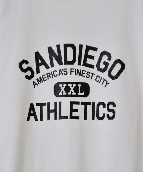Bonjour Sagan（ボンジュールサガン）の「【spiritoso】カレッジプリントＴ（SANDIEGO）（Tシャツ/カットソー・レディース・チャコール/ネイビー/ホワイト系その他/ホワイト系その他2・MEDIUM/LARGE）」の18枚目の写真