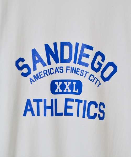 Bonjour Sagan（ボンジュールサガン）の「【spiritoso】カレッジプリントＴ（SANDIEGO）（Tシャツ/カットソー・レディース・チャコール/ネイビー/ホワイト系その他/ホワイト系その他2・MEDIUM/LARGE）」の16枚目の写真