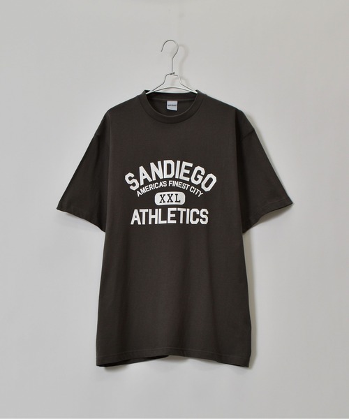 Bonjour Sagan（ボンジュールサガン）の「【spiritoso】カレッジプリントＴ（SANDIEGO）（Tシャツ/カットソー・レディース・チャコール/ネイビー/ホワイト系その他/ホワイト系その他2・MEDIUM/LARGE）」の15枚目の写真