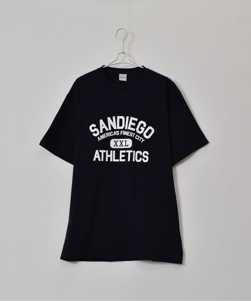 Bonjour Sagan（ボンジュールサガン）の「【spiritoso】カレッジプリントＴ（SANDIEGO）（Tシャツ/カットソー・レディース・チャコール/ネイビー/ホワイト系その他/ホワイト系その他2・MEDIUM/LARGE）」の13枚目の写真