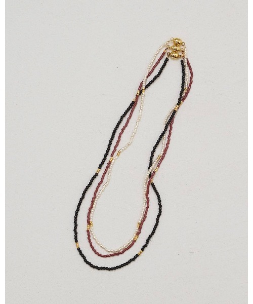 TODAYFUL(トゥデイフル)の「Thin Beads Choker 12610904(ネックレス・メンズ・ブラック/レッド/ホワイト・FREE)」の4枚目の写真