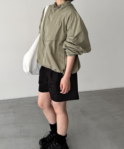 CANAL JEAN(キャナルジーン)の「El mar ナイロンブルゾン(ブルゾン・レディース・カーキ・ONE SIZE)」の13枚目の写真