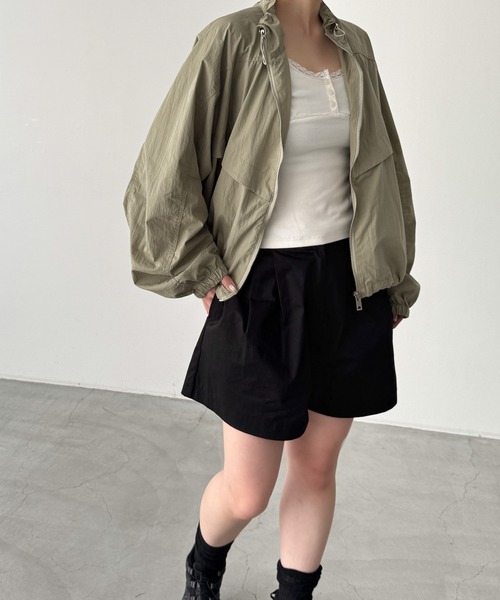 CANAL JEAN(キャナルジーン)の「El mar ナイロンブルゾン(ブルゾン・レディース・カーキ・ONE SIZE)」の11枚目の写真