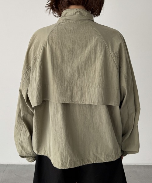 CANAL JEAN(キャナルジーン)の「El mar ナイロンブルゾン(ブルゾン・レディース・カーキ・ONE SIZE)」の7枚目の写真
