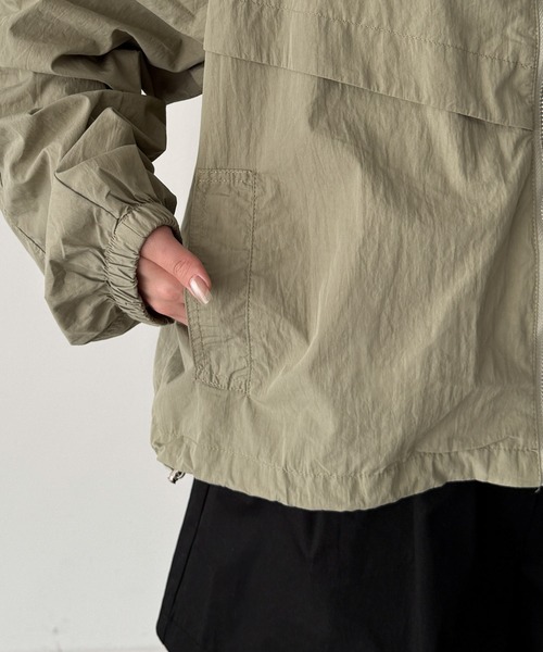 CANAL JEAN(キャナルジーン)の「El mar ナイロンブルゾン(ブルゾン・レディース・カーキ・ONE SIZE)」の5枚目の写真