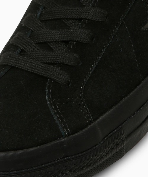 CONVERSE（コンバース）の「【CONVERSE】ONE STAR SUEDE（スニーカー・レディース・ブラック・9.5/9/7/5.5/4.5/7.5/8.5/6.5/5/4/8）」の7枚目の写真