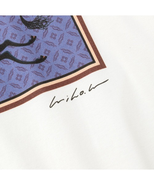 CALEE(キャリー)の「HORSE ART TEE <MIHO MURAKAMI DESIGN>(Tシャツ/カットソー・メンズ・ホワイト・SMALL/MEDIUM/LARGE/X-LARGE)」の7枚目の写真