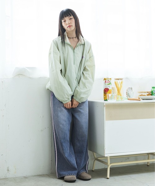 PILIT(ピリット)の「オーバーダイ ラインデニム(デニムパンツ・レディース・サックスブルー/ブルー・LARGE/MEDIUM)」の19枚目の写真