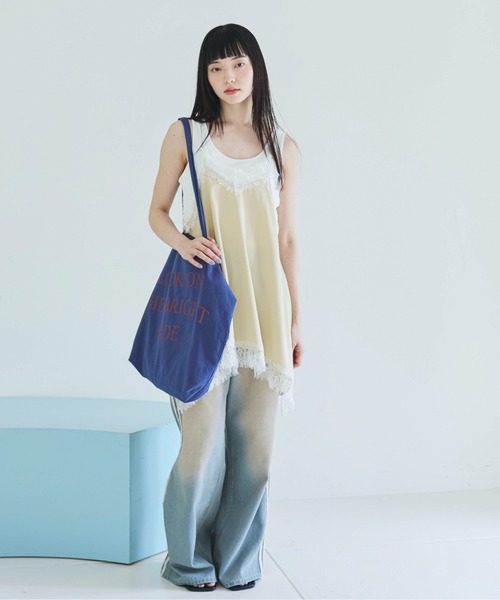 PILIT(ピリット)の「オーバーダイ ラインデニム(デニムパンツ・レディース・サックスブルー/ブルー・LARGE/MEDIUM)」の11枚目の写真