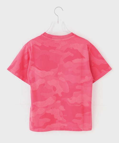 ARIES(アリーズ)の「ARIES / アリーズ AGED CAMO SS TEE(Tシャツ/カットソー・レディース・ピンク/ベージュ・XX-SMALL)」の3枚目の写真