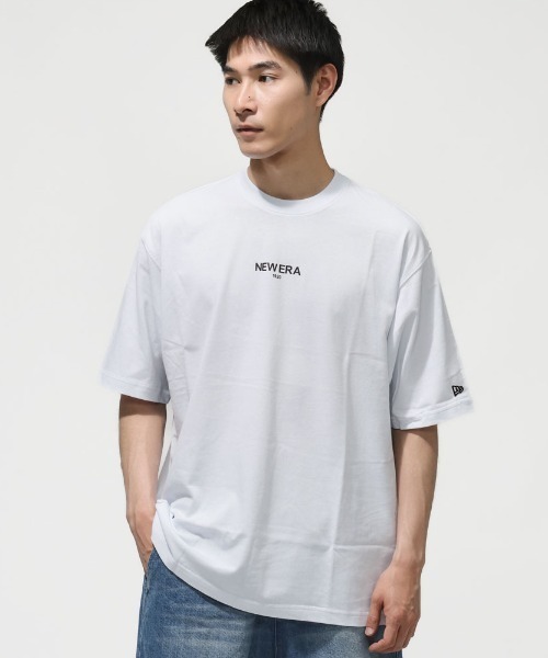 NEW ERA(ニューエラ)の「ニューエラ SS OS CT TEE ZOOM UP LOGO WHI 261(Tシャツ/カットソー・メンズ・ホワイト・L/LL/3L/S/M)」の1枚目の写真