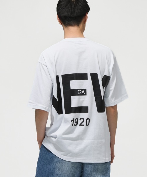 NEW ERA(ニューエラ)の「ニューエラ SS OS CT TEE ZOOM UP LOGO WHI 261(Tシャツ/カットソー・メンズ・ホワイト・L/LL/3L/S/M)」の6枚目の写真