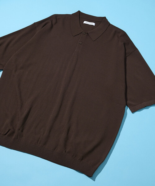 FREAK'S STORE（フリークスストア）の「新色追加 SUPER ICE KNIT POLO SHIRT/スーパーアイス ショートスリーブ ポロネック ニット（ニット/セーター・メンズ・チャコールグレー/ブルー/ブラック/その他13/ベージュ/その他16・LARGE/MEDIUM/X-LARGE）」の21枚目の写真