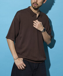 新色追加 SUPER ICE KNIT POLO SHIRT/スーパーアイス ショートスリーブ ポロネック ニット