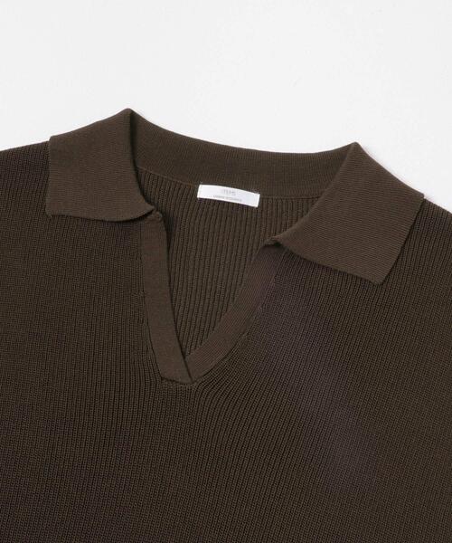 ITEMS URBANRESEARCH(アイテムズ アーバンリサーチ)の「ニットドッキングヘムレース(ニット/セーター・レディース・ベージュ/ブラウン/ブラック・FREE)」の19枚目の写真
