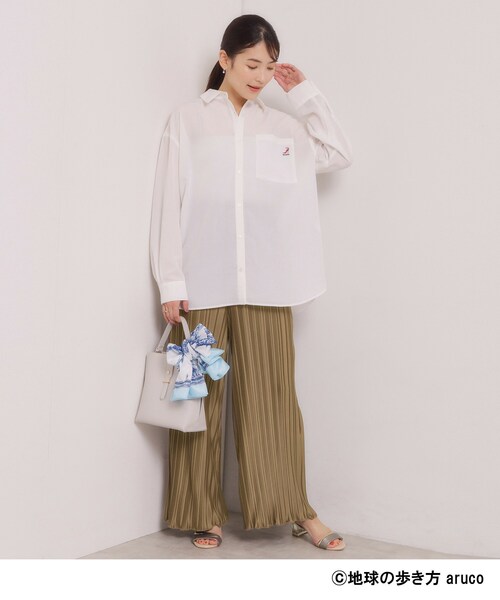 ITS'DEMO(イッツデモ)の「【aruco×ITS’DEMO】プリーツパンツ(その他パンツ・レディース・ピンク系/ベージュ/ブルー・00)」の8枚目の写真