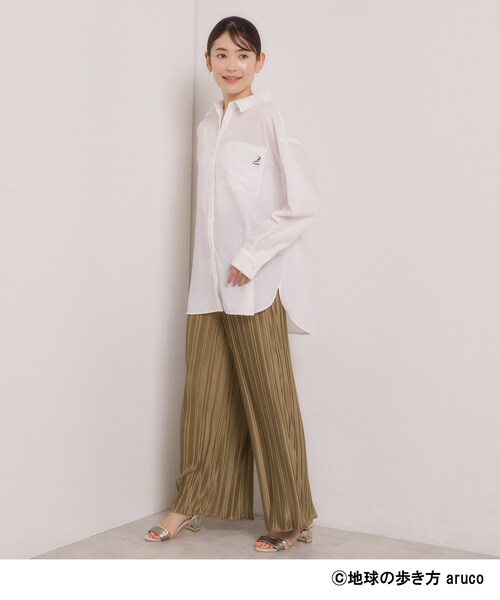 ITS'DEMO(イッツデモ)の「【aruco×ITS’DEMO】プリーツパンツ(その他パンツ・レディース・ピンク系/ベージュ/ブルー・00)」の9枚目の写真