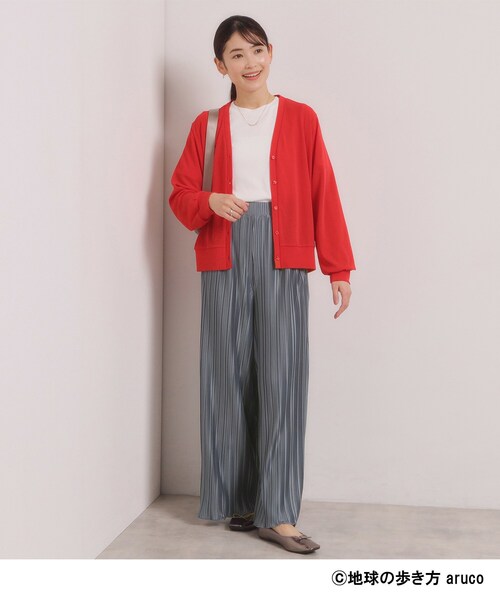 ITS'DEMO(イッツデモ)の「【aruco×ITS’DEMO】プリーツパンツ(その他パンツ・レディース・ピンク系/ベージュ/ブルー・00)」の16枚目の写真
