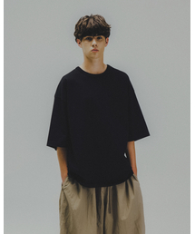 ANGLAN（アングラン）の「Essential Pocket Half Tee - Black（Tシャツ/カットソー）」