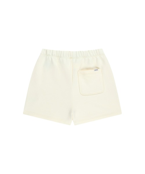 MARITHE + FRANCOIS GIRBAUD（マリテフランソワジルボー）の「W REGULAR LOGO SWEAT SHORTS（スウェットパンツ・レディース・アイボリー/ヘザーグレー/スカイブルー系・SMALL/MEDIUM）」の17枚目の写真