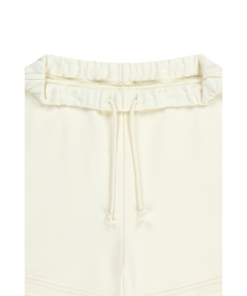 MARITHE + FRANCOIS GIRBAUD（マリテフランソワジルボー）の「W REGULAR LOGO SWEAT SHORTS（スウェットパンツ・レディース・アイボリー/ヘザーグレー/スカイブルー系・SMALL/MEDIUM）」の19枚目の写真