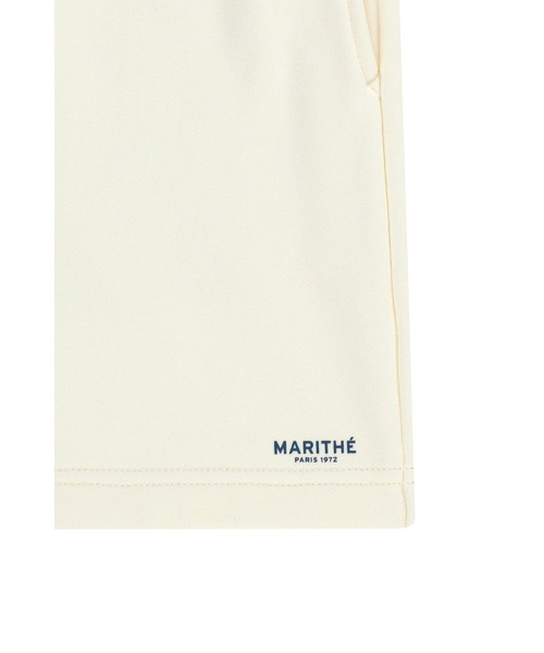 MARITHE + FRANCOIS GIRBAUD（マリテフランソワジルボー）の「W REGULAR LOGO SWEAT SHORTS（スウェットパンツ・レディース・アイボリー/ヘザーグレー/スカイブルー系・SMALL/MEDIUM）」の20枚目の写真