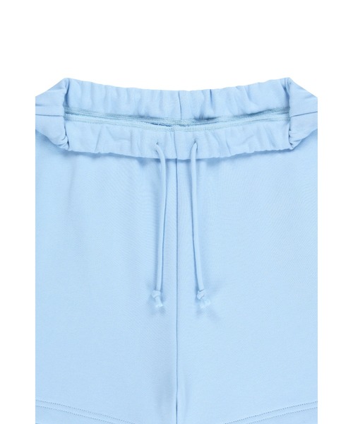 MARITHE + FRANCOIS GIRBAUD（マリテフランソワジルボー）の「W REGULAR LOGO SWEAT SHORTS（スウェットパンツ・レディース・アイボリー/ヘザーグレー/スカイブルー系・SMALL/MEDIUM）」の7枚目の写真