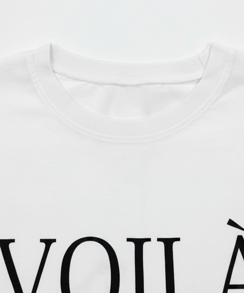 coca(coca)(コカ)の「フレンチスリーブプリントTシャツ(Tシャツ/カットソー・レディース・イエロー/A/B/ネイビー/チャコール/カーキ・L/M/S/XL)」の21枚目の写真