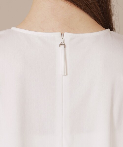 MACKINTOSH LONDON（マッキントッシュ ロンドン）の「【WEB・一部店舗限定】トリコットジャージプルオーバー（Tシャツ/カットソー・レディース・ネイビー/オフホワイト・38）」の10枚目の写真