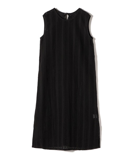 クロです ワンピース BLACK LABEL＞シルクダブルクロスワンピース