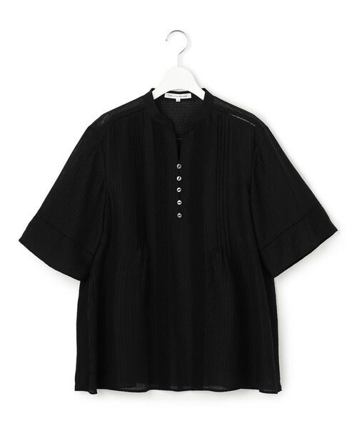 23区（ニジュウサンク）の「【WEB&一部店舗限定】はしごレース シアー トップス（シャツ/ブラウス・レディース・アイボリー系/パイングリーン系/ダルブルー系/ブラック系/ダークブラウン系・38）」の20枚目の写真