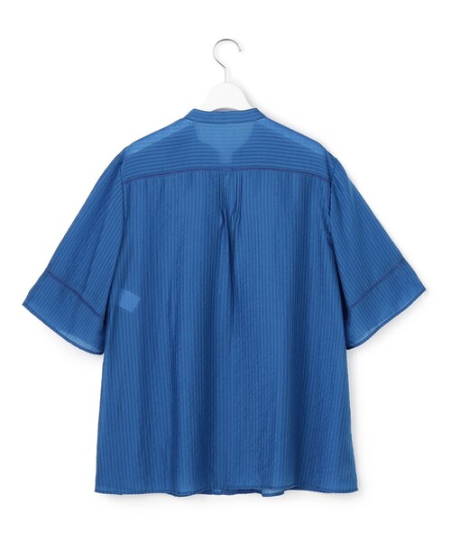 23区（ニジュウサンク）の「【WEB&一部店舗限定】はしごレース シアー トップス（シャツ/ブラウス・レディース・アイボリー系/パイングリーン系/ダルブルー系/ブラック系/ダークブラウン系・38）」の22枚目の写真