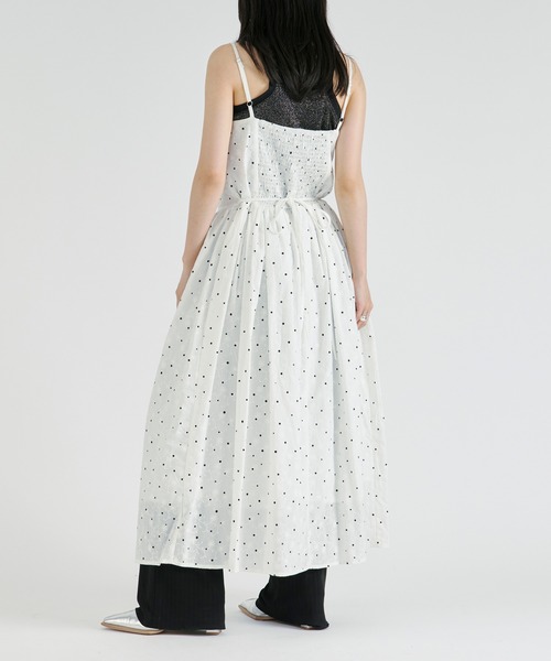 Ezick(エジック)の「Assorted cotton lace camisole dress/アソートコットンレースキャミワンピース(ワンピース・レディース・ホワイト/オフホワイト・FREE)」の11枚目の写真