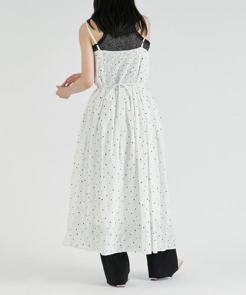 Ezick(エジック)の「Assorted cotton lace camisole dress/アソートコットンレースキャミワンピース(ワンピース・レディース・ホワイト/オフホワイト・FREE)」の12枚目の写真