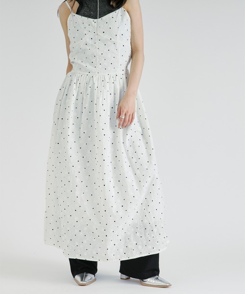 Ezick(エジック)の「Assorted cotton lace camisole dress/アソートコットンレースキャミワンピース(ワンピース・レディース・ホワイト/オフホワイト・FREE)」の13枚目の写真