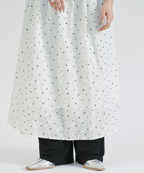 Ezick(エジック)の「Assorted cotton lace camisole dress/アソートコットンレースキャミワンピース(ワンピース・レディース・ホワイト/オフホワイト・FREE)」の16枚目の写真