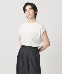 ＜MARW UNITED ARROWS＞ラウンドヘム フレンチスリーブ プルオーバー UVカット