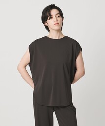 <MARW UNITED ARROWS>ラウンドヘム フレンチスリーブ プルオーバー UVカット