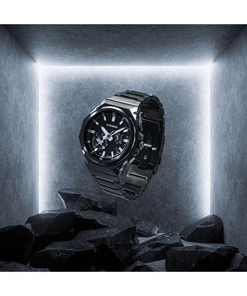 G-SHOCK(ジーショック)の「G-STEEL(Gスチール) / SLEEK STYLE / GST-B1000BD-2AJF(アナログ腕時計・メンズ・ネイビー・FREE)」の4枚目の写真