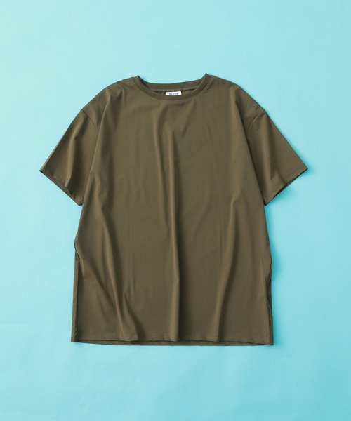 FUNALIVE(ファンアライブ)の「ユニセックス 冷感 無地 半袖 Tシャツ(Tシャツ/カットソー・メンズ・グレー/ネイビー/カーキ/ブラック・L/LL/M)」の19枚目の写真